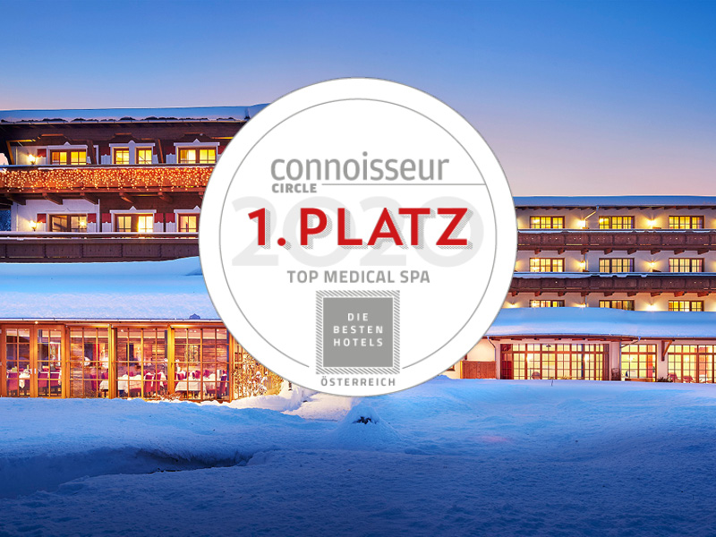 Hotels Österreich Connoisseur Circle Awards 2020 Ayurveda Resort Sonnhof Auszeichnung-