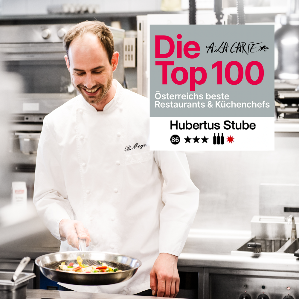 Guide a la Carte 2022 Hubertus Stube Top 100 marketing deluxe