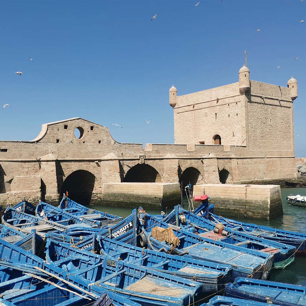 Essaouira Boote Hafen