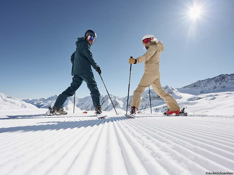 Skisaison Start Stubaier Gletscher