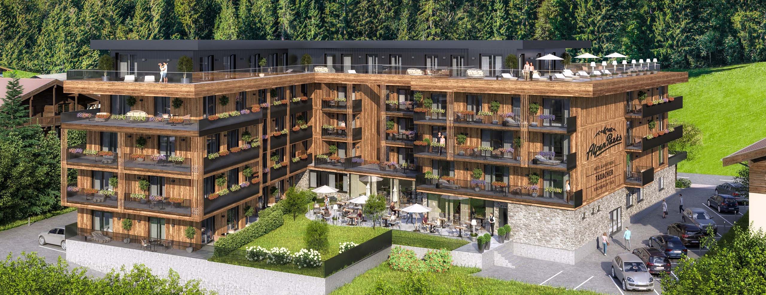 Simon Taxacher baut Hotel Rosengarten in Kirchberg mit AlpenParks aus und neu auf Simon Taxacher baut Hotel Rosengarten in Kirchberg mit AlpenParks aus und neu auf