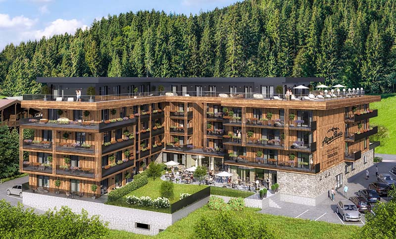 Simon Taxacher baut Hotel Rosengarten in Kirchberg mit AlpenParks aus und neu auf