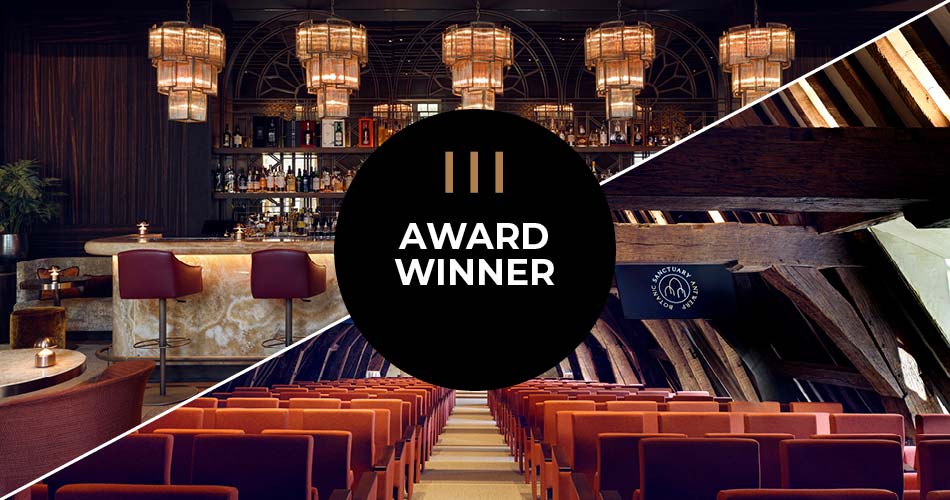 Botanic Sanctuary Antwerp recipient of Best New Hotel Awards: Best New Hotel Bar and Best New Hotel Meeting & Event awards 2023