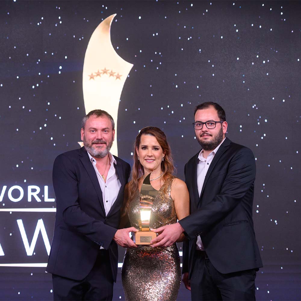 Erwin Volgger_Linda Cooper_Rene Volgger_World Luxury Hotel Awards 2023