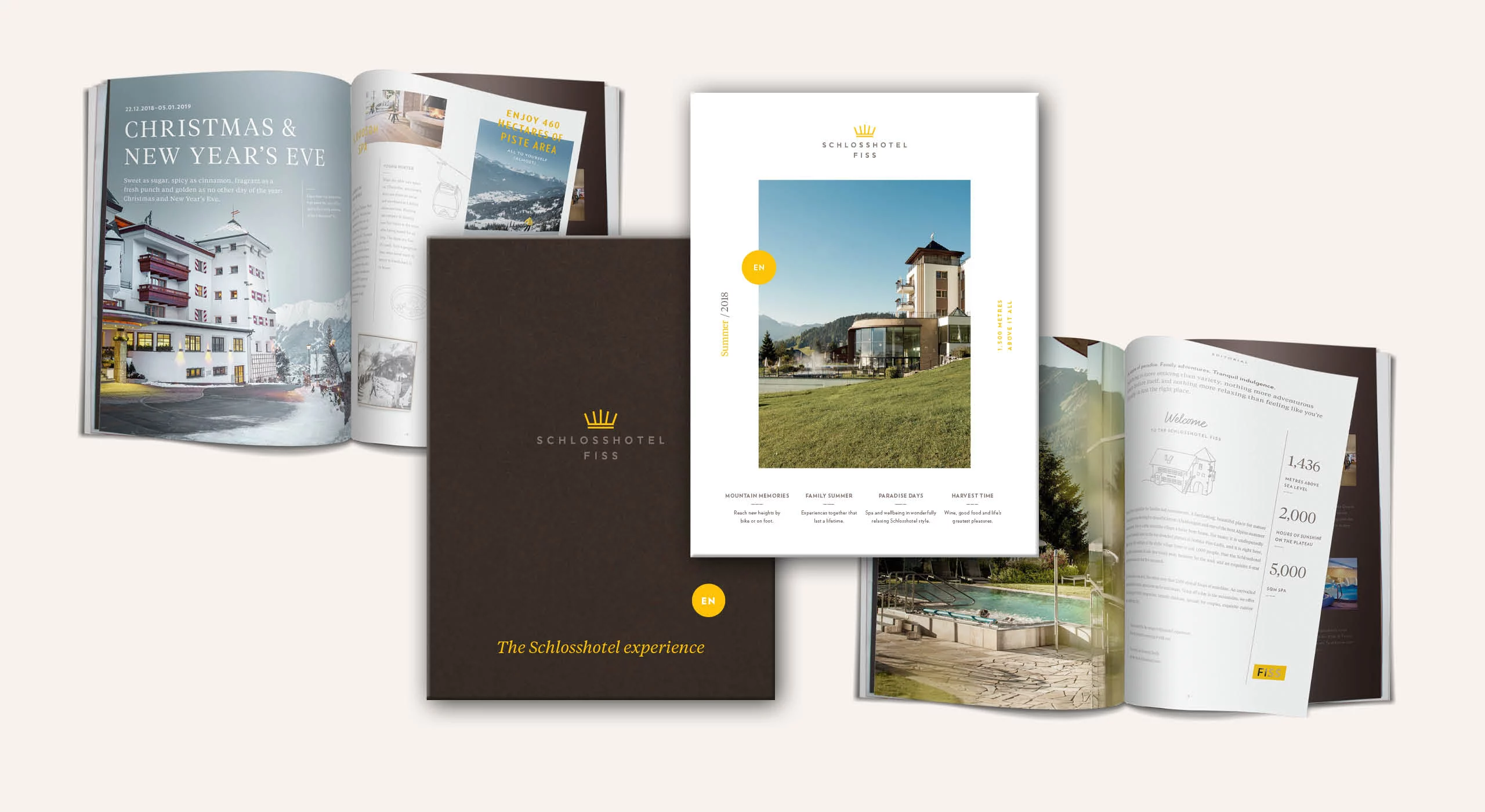 marketing deluxe Brand Architecture Corporate Design & Branding Schlosshotel Fiss